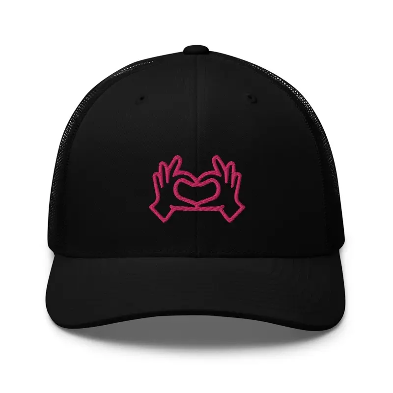 Trucker Hat - (Two hands shape a heart)